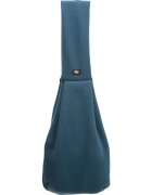 Trixie Junior geantă transport câini XS(max. 5kg) textil deschidere superioară albastru și gri 22 x 20 x 60 cm