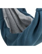Trixie Junior geantă transport câini XS(max. 5kg) textil deschidere superioară albastru și gri 22 x 20 x 60 cm