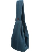 Trixie Junior geantă transport câini XS(max. 5kg) textil deschidere superioară albastru și gri 22 x 20 x 60 cm