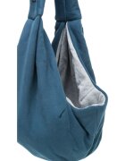 Trixie Junior geantă transport câini XS(max. 5kg) textil deschidere superioară albastru și gri 22 x 20 x 60 cm