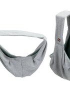 Trixie Junior geantă transport câini XS(max. 5kg) textil deschidere superioară gri și verde 22 x 20 x 60 cm