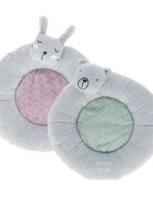 Trixie Junior saltea rotundă câini și pisici junior XS poliester antiderapant ⌀ 40 cm Junior saltea rotundă câini și pisici junior XS poliester antiderapant gri și roz ⌀ 40 cm