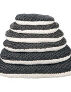 Trixie Kaline pernă ovală câini și pisici XS poliester gri și crem 44 x 31 cm