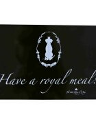 Trixie King of Dogs covoraș câini dreptunghiular antiderapant plastic negru 1buc 44x28cm