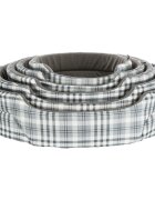Trixie Lucky coș oval câini și pisici poliester imprimeu geometric pernă reversibilă gri Lucky coș oval câini S-M poliester imprimeu geometric pernă reversibilă gri 65 x 55 cm