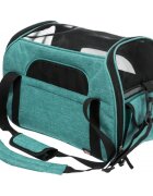 Trixie Madison geantă transport câini și pisici poliester deschidere laterală cu curea de umăr cu buzunare Madison geantă transport câini și pisici XS(max. 5kg) poliester deschidere laterală cu curea de umăr cu buzunare verde 19 x 28