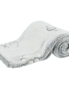 Trixie Nando pătură dreptunghiulară câini fleece imprimeu lăbuțe gri Nando pătură dreptunghiulară câini S-M fleece imprimeu lăbuțe gri 75 x 50 cm