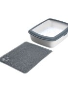 Trixie Non-slip covoraș litieră dreptunghiular pisici antracit 37x45 cm