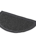 Trixie Non-slip covoraș litieră semicircular pisici antracit 59x35 cm