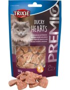 Trixie Premio Hearts Rață și Cod punguță recompense fără cereale pisici 50g