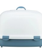 Trixie Primo XXL litieră acoperită pisici cu filtru alb și albastru 56x47x71 cm