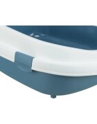 Trixie Primo XXL litieră pisici cu ramă alb și albastru 56x25x71 cm