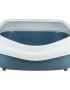 Trixie Primo XXL litieră pisici cu ramă alb și albastru 56x25x71 cm