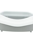 Trixie Primo XXL litieră pisici cu ramă alb și gri 56x25x71 cm