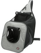 Trixie Savina rucsac transport câini și pisici XS-S(max. 10kg) poliester deschidere frontală&superioară negru și gri 30 x 26 x 33 cm