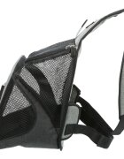 Trixie Savina rucsac transport câini și pisici XS-S(max. 10kg) poliester deschidere frontală&superioară negru și gri 30 x 26 x 33 cm