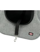 Trixie Savina rucsac transport câini și pisici XS-S(max. 10kg) poliester deschidere frontală&superioară negru și gri 30 x 26 x 33 cm