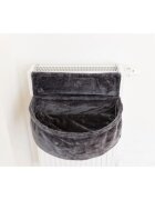 Trixie sezlong pentru calorifer oval pisici pluș pernă reversibilă gri 55 x 15 x 36 cm