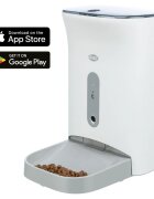 Trixie Smart TX820 hrănitor automat câini 1 bol pătrat programabil aplicație mobilă plastic Smart TX820 hrănitor automat câini și pisici 1 bol pătrat programabil aplicație mobilă plastic alb și gri XS-S(4.5l ⌀1.5cm 38x19cm)