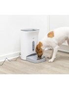 Trixie Smart TX820 hrănitor automat câini 1 bol pătrat programabil aplicație mobilă plastic Smart TX820 hrănitor automat câini și pisici 1 bol pătrat programabil aplicație mobilă plastic alb și gri XS-S(4.5l ⌀1.5cm 38x19cm)