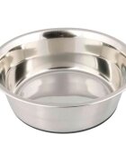 Trixie Stainless Steel castron câini rotund antiderapant inox argintiu S-M(1l ⌀17cm)