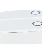 Trixie TX2 hrănitor automat câini 2 boluri dreptunghiular programabil plastic alb și negru S-L(0.6l 27x7cm)