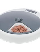 Trixie TX5 hrănitor automat câini 1 bol asimetric programabil plastic TX5 hrănitor automat câini și pisici 1 bol asimetric programabil plastic alb și gri XS(1.25l 33x5cm)