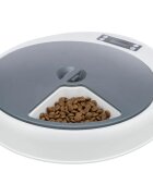 Trixie TX5 hrănitor automat câini 1 bol asimetric programabil plastic TX5 hrănitor automat câini și pisici 1 bol asimetric programabil plastic alb și gri XS(1.25l 33x5cm)