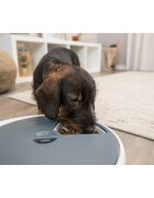 Trixie TX5 hrănitor automat câini 1 bol asimetric programabil plastic TX5 hrănitor automat câini și pisici 1 bol asimetric programabil plastic alb și gri XS(1.25l 33x5cm)