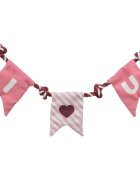 Trixie Valentine's jucărie sfoară câini activități fizice textil Valentine's jucărie sfoară câini M-XL activități fizice textil roz și alb 50cm