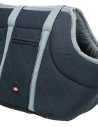 Trixie Viktoria geantă transport câini și pisici XS(max. 5kg) textil deschidere superioară cu buzunare albastru 26 x 29 x 50 cm