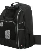 Trixie Wiliam rucsac transport câini XS-L(max. 30kg) poliester deschidere frontală cu buzunare negru 33 x 43 x 23 cm