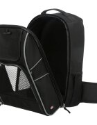 Trixie Wiliam rucsac transport câini XS-L(max. 30kg) poliester deschidere frontală cu buzunare negru 33 x 43 x 23 cm