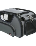 Trixie Wings Airline geantă transport câini și pisici XS-M(max. 20kg) poliester autorizată IATA gri 28 x 23 x 46 cm