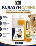 TRM Kurasyn supliment sistem articular câini suspensie orală Kurasyn XS-XL supliment sistem articular câini flacon 240ml suspensie orală