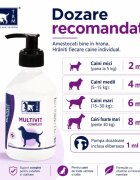 TRM Multivit Complex multivitamine câini suspensie orală Multivit Complex XS-XL multivitamine câini flacon 200ml suspensie orală