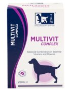 TRM Multivit Complex multivitamine câini suspensie orală Multivit Complex XS-XL multivitamine câini flacon 200ml suspensie orală