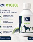 TRM Myozol multivitamine câini ulei Myozol XS-XL multivitamine câini flacon 200ml ulei