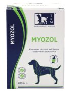 TRM Myozol multivitamine câini ulei Myozol XS-XL multivitamine câini flacon 200ml ulei
