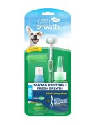 Tropiclean Kit Igiena Orala pentru Caini Talie Mica Advanced Whitening 59 ml