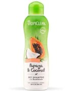 Tropiclean șampon și balsam 2în1 câini Papaya și Nucă de cocos flacon 355ml