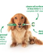 Tropiclean Triple Flex Toothbrush For Small Dogs S