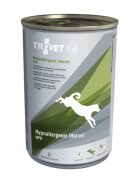 Trovet Dog Hypoallergenic HPD Cal dietă veterinară câini conservă hrană umedă afecțiuni digestive si dermatologice (pate) 400g