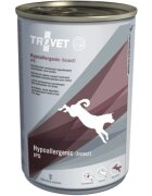 Trovet Hypoallergenic IPD XS-XL Insecte dietă veterinară conservă hrană umedă monoproteică fără cereale câini alergii (pate) 400g