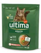 ULTIMA Adult Somon hrană uscată pisici 750g