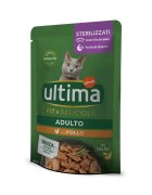 ULTIMA Fit & Delicious Sterilised Pui plic hrană umedă pisici sterilizate (în sos) bax 85g x 24buc