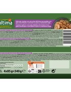 ULTIMA Fit & Delicious Sterilised Selection Carne plic hrană umedă pisici sterilizate (în sos) multipack 85g x 4buc