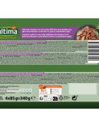 ULTIMA Fit & Delicious Sterilised Selection Pește plic hrană umedă pisici sterilizate (în sos) multipack 85g x 4buc