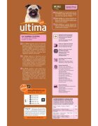 ULTIMA Small Digestive Wellbeing XS-S Somon hrană uscată câini sistem digestiv 1.5kg