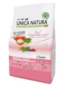 UNICA Natura Maxi L-XL Somon și Orez hrană uscată câini 7.5kg